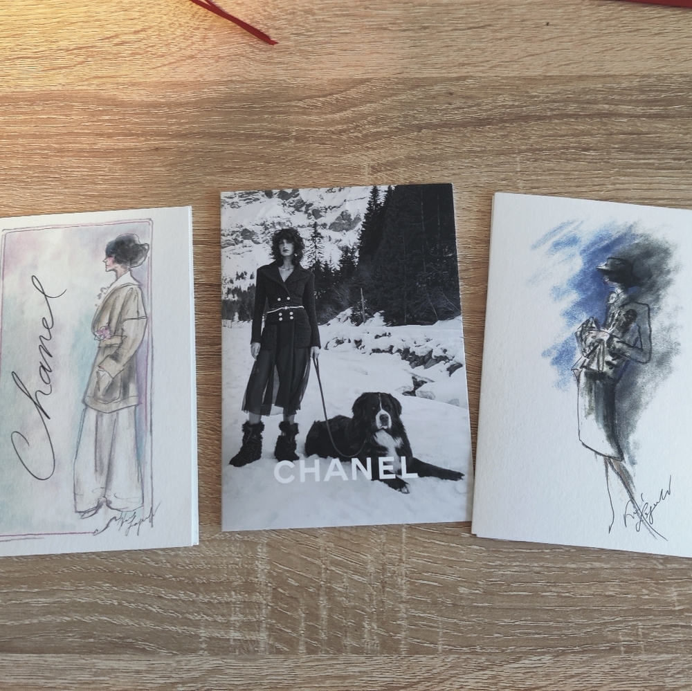 Authentic Chanel card set, for new year/birthday or any occasion.